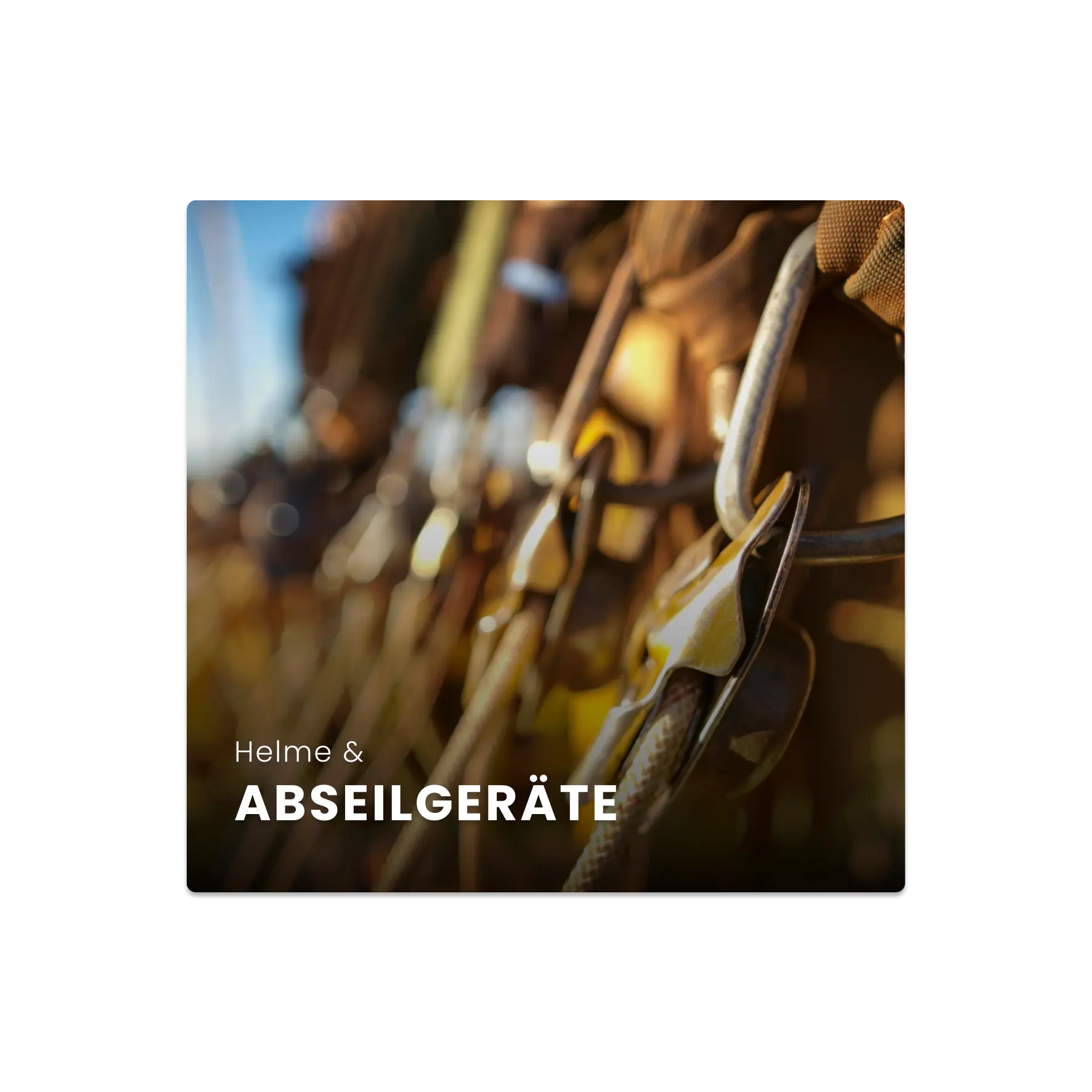 Helme und Abseilgeräte Helme und Abseilgeräte